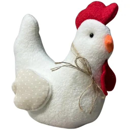 Peluche gallina de pascuas